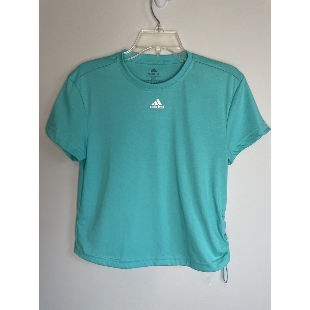 Adidas Primeblue Cinched Tee Short Sleeve T Shirt Women's Size XS New with Tags